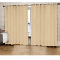 Cortina Oxford Palha 6.00 X 2.70 Para Sala / Quarto