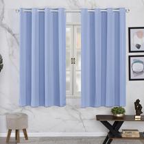 Cortina Oxford Para Quarto/Sala 2,20x1,40 Azul Cortina Oxford Para Quarto/Sala 2,20x1,40 Azul