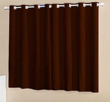 Cortina Oxford para Sala/Quarto 2,80 Largura X 1,80 Altura com ilhós Redondo.
