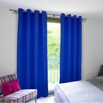 Cortina Oxford Sala ou Quarto Liso 3,00 x 1,70 100% Poliéster