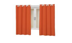 Cortina Oxford Tecido 2,00x1,40 sala/quarto - Laranja