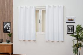 Cortina Oxford Tecido 2,50x1,40 sala/quarto janela -Filomena