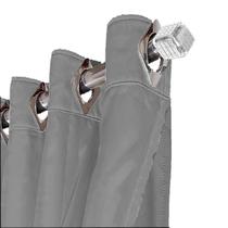 Cortina P/Quarto De Tecido Blecaute Ana 2,80 X1,90 Cinza Cortina P/Quarto De Tecido Blecaute Ana 2,80 X1,90 Cinza