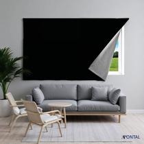 Cortina Painel Blackout com Tira Autocolante para Sala Quarto Cozinha Fácil Instalação - Apontal Store