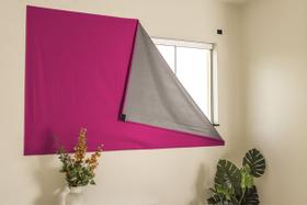 Cortina Painel Blackout com VeIcro para Sala Quarto Cozinha Varias Cores