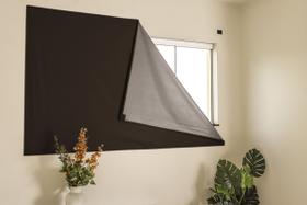 Cortina Painel Blackout com VeIcro para Sala Quarto Cozinha Varias Cores