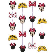 Cortina Papel para Montar Festa Minnie Mouse 01 Unidade Regina Rizzo