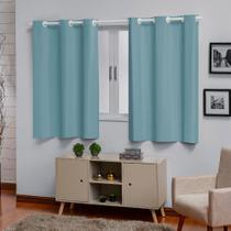 Cortina Para Bebê Azul 100% Blecaute 2,80 X 2,30 Oferta PVC