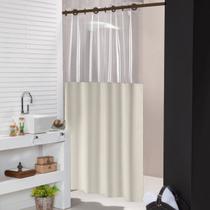 Cortina Para Box Banheiro 100% PVC Impermeável Várias Cores