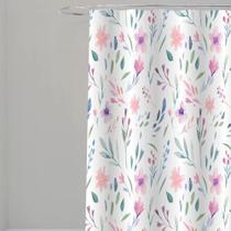 Cortina Para Box Banheiro Antimofo Poliéster 198X180Cm Retro Cortina Para Box Banheiro Antimofo Poliéster 198X180Cm Retro