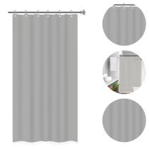 Cortina Para Box Banheiro Em Vinil Lisa 1,38 X 1,98 Metros Várias Cores Linha Premium