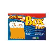 Cortina para box banheiro visor garça