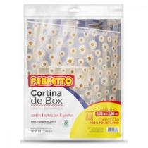 Cortina Para Box Perfetto Estampada Transparente 1,38 X 2,00M 0377