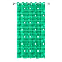 Cortina para Box PVC com Ilhós 138x198cm Pastilha Verde