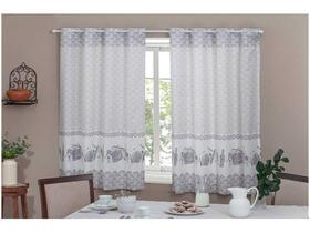 Cortina para Cozinha 2,00x1,40 Casa D'oro Sultan Cora