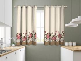 Cortina Para Cozinha 3,00 x 1,40 Várias Estampas