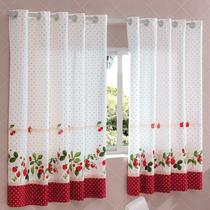 Cortina Para Cozinha Ilhós Dohler Olga 200 cm x 120 cm Cortina Para Cozinha Ilhós Dohler Olga 200 cm x 120 cm