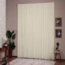 Cortina Para Decoração Sala Quarto 5,00X2,80 Palha