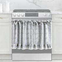 Cortina para fogão Cyberplex Light Grey Woodland 78x55 cm Cortina para fogão Cyberplex Light Grey Woodland 78x55 cm