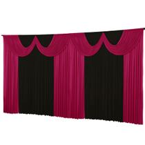 Cortina Para Igreja 6 Metros Tecido Poliéster Premium Decora