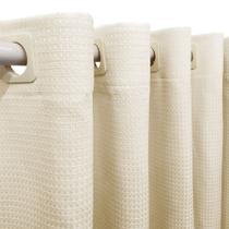 Cortina Para Janela 1,20x1,00 Piquet Palha Sala Quarto