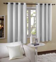 Cortina Para Janela Barcelona 2,00x1,80 Branca Admirare