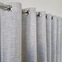 Cortina Para Janela/Porta/Sala/Quarto Blackout Linhão Linho Vedação 100% 4,00x2,50 Cortina Para Janela/Porta/Sala/Quarto Blackout Linhão Linho Vedação 100% 4,00x2,50