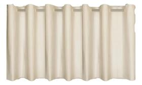 Cortina Para Pia De Cozinha/ Balcão Blackout Preta 1,40X0,80