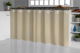 Cortina Para Pia de Cozinha e Área de Serviço Oxford Protege e Esconde Bagunça 1,40 x 0,90 Lisa Cortina Para Pia de Cozinha e Área de Serviço Oxford Protege e Esconde Bagunça 1,40 x 0,90 Lisa