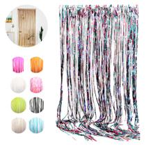 Cortina para porta de tiras de pano 2 m 1 unidade