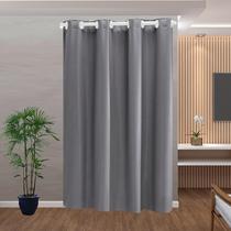 Cortina Para Porta Em Pvc Blackout 1,40 Largura 2,50 Altura