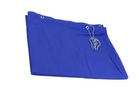 Cortina Para Provador Brim 3,20X1,90 Loja Lisa Azul Royal