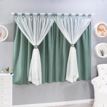 Cortina para quarto bebê verde escura neutra Cortina para quarto bebê verde escura neutra