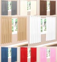 cortina para quarto cores variadas 2,00m x 1,70m perciana p/ cozinha luxo avelã