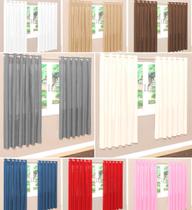 cortina para quarto cores variadas 2,00m x 1,70m perciana p/ cozinha luxo cinza