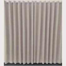 Cortina Para Quarto De Linho Com Forro Blackout Luxo Alto Padrão 4,00x2,50