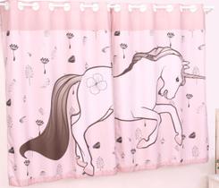 Cortina Para Quarto Infantil Diversas Estampas Tam 2,0m x 1,50m - Deccoralle