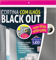 Cortina Para Quarto/ Sala Ilhós Reforçado Black Out - Plast Leo