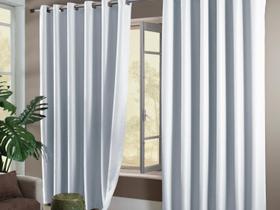 Cortina para Sala Blackout Classique 2,00 x 1,80 m Gelo Sultan Cortina para Sala Blackout Classique 2,00 x 1,80 m Gelo Sultan