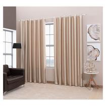 Cortina para Sala de Quarto Blackout Embossed 300x250cm Filipinas Sultan