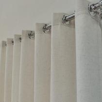 Cortina Para Sala De Voil Linho Com Forro Microfibra Alto Padrão3,00x1,80 Cortina Para Sala De Voil Linho Com Forro Microfibra Alto Padrão3,00x1,80