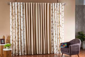 Cortina Para Sala E Quarto 4,80m x 2,50m Estampada Borboletas