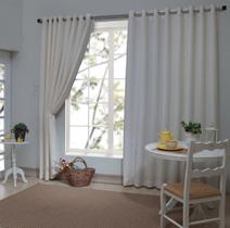 Cortina Para Sala e Quarto Com Voil e Forro Elisa 4,00x2,60