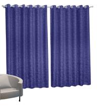 Cortina Para Sala e Quarto Estampada Iriza 180x300 Cortina Para Sala e Quarto Estampada Iriza 180x300