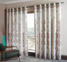 Cortina Para Sala Estampada 2,20x2,40m Sultan Varão