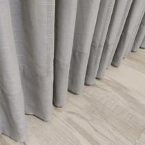 Cortina Para Sala Linho Com Forro 7,00x2,60 Trilho Suiço