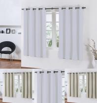 Cortina para sala micropercal blackout 280 cm x 160 cm curtinas de quarto lindo - RG Shops