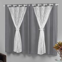 Cortina para Sala ou Quarto 2,20x1,30 Várias Cores Marrocos - EMPÓRIO DO LAR