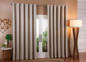 Cortina Para Sala ou Quarto Blackout Tecido 3,00m x 2,80m Avelã Cortina Para Sala ou Quarto Blackout Tecido 3,00m x 2,80m Avelã