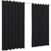 Cortina Para Sala ou Quarto Com Ilhos Com Bainha Poliester Charme Cortina Para Sala ou Quarto Com Ilhos Com Bainha Poliester Charme